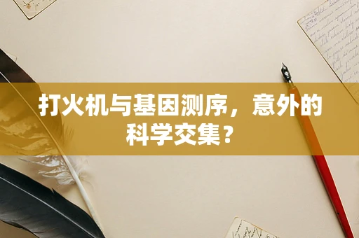 打火机与基因测序，意外的科学交集？