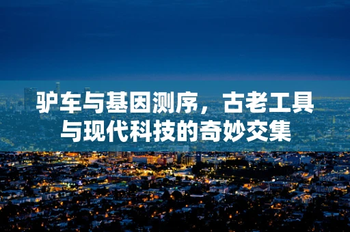 驴车与基因测序，古老工具与现代科技的奇妙交集