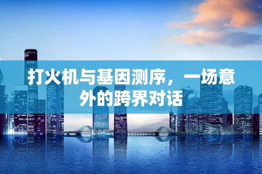 打火机与基因测序，一场意外的跨界对话
