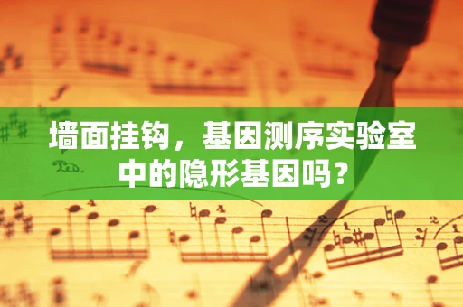 墙面挂钩，基因测序实验室中的隐形基因吗？