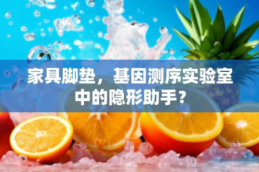 家具脚垫，基因测序实验室中的隐形助手？