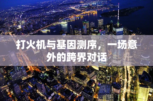 打火机与基因测序，一场意外的跨界对话