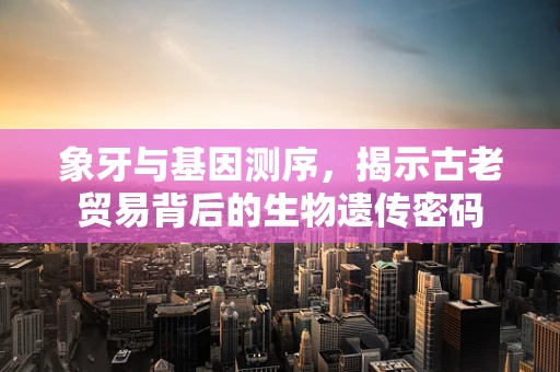 象牙与基因测序，揭示古老贸易背后的生物遗传密码
