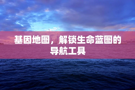 基因地图，解锁生命蓝图的导航工具