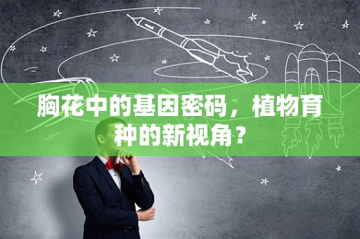 胸花中的基因密码，植物育种的新视角？