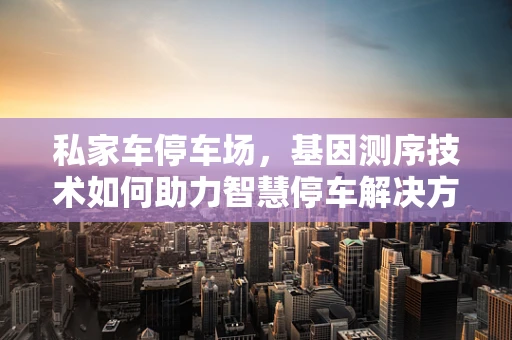 私家车停车场，基因测序技术如何助力智慧停车解决方案？