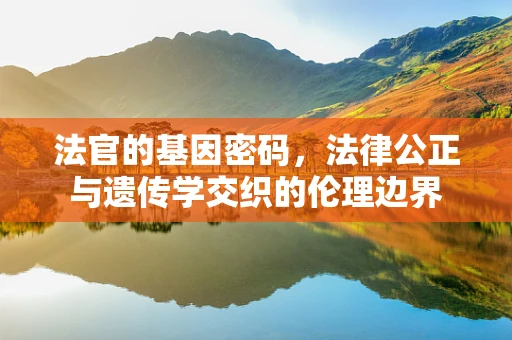 法官的基因密码，法律公正与遗传学交织的伦理边界