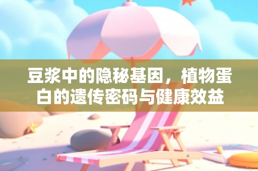 豆浆中的隐秘基因，植物蛋白的遗传密码与健康效益