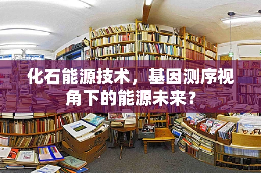 化石能源技术，基因测序视角下的能源未来？