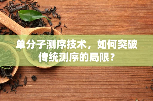 单分子测序技术，如何突破传统测序的局限？