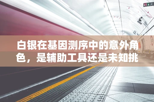 白银在基因测序中的意外角色，是辅助工具还是未知挑战？