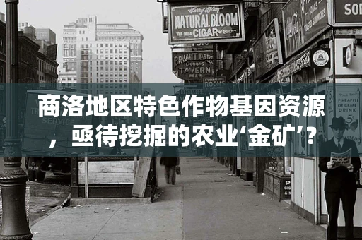 商洛地区特色作物基因资源，亟待挖掘的农业‘金矿’？