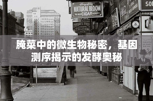 腌菜中的微生物秘密，基因测序揭示的发酵奥秘