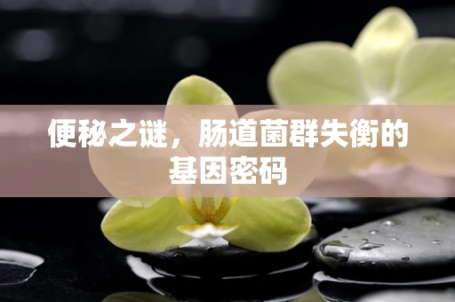 便秘之谜，肠道菌群失衡的基因密码