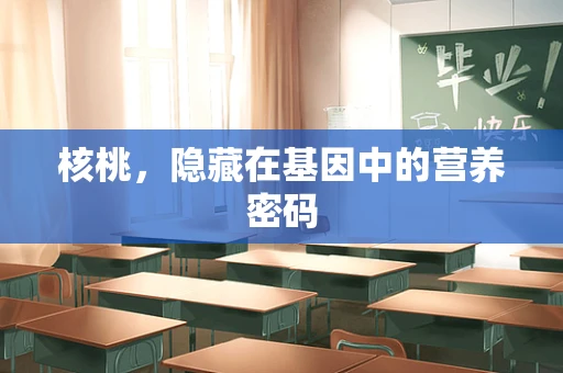核桃，隐藏在基因中的营养密码