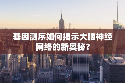 基因测序如何揭示大脑神经网络的新奥秘？