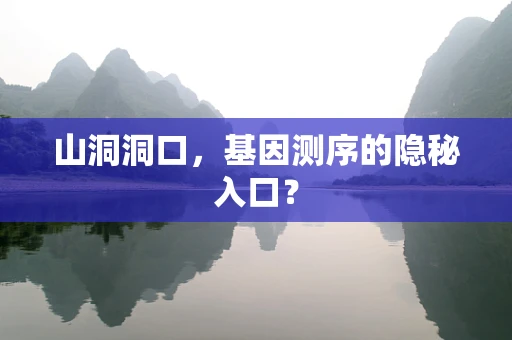 山洞洞口，基因测序的隐秘入口？