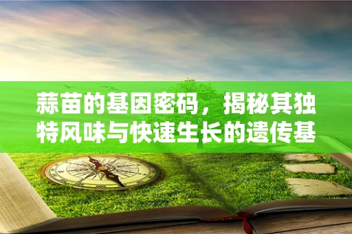 蒜苗的基因密码，揭秘其独特风味与快速生长的遗传基础