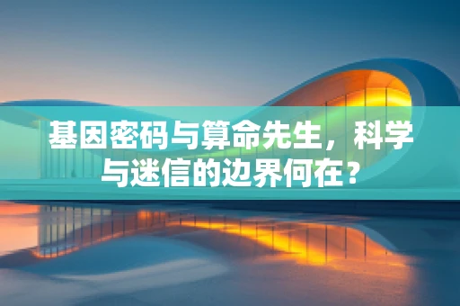 基因密码与算命先生，科学与迷信的边界何在？