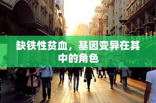 缺铁性贫血，基因变异在其中的角色