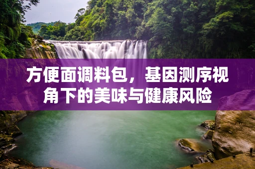 方便面调料包，基因测序视角下的美味与健康风险