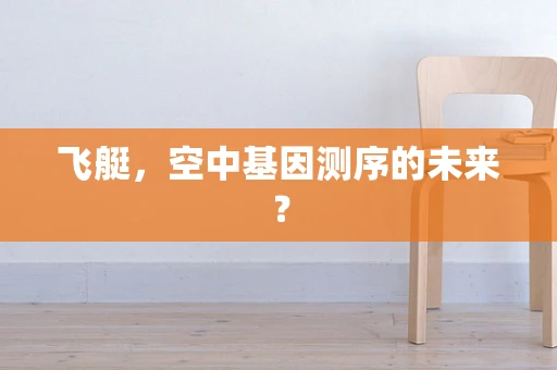 飞艇，空中基因测序的未来？