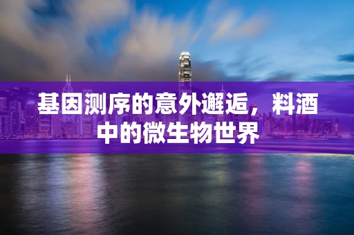 基因测序的意外邂逅，料酒中的微生物世界