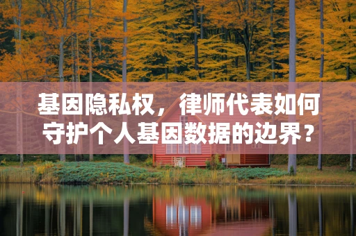 基因隐私权，律师代表如何守护个人基因数据的边界？