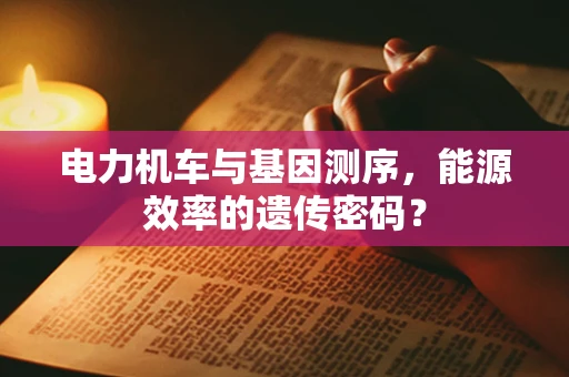 电力机车与基因测序，能源效率的遗传密码？