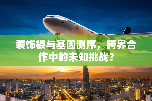 装饰板与基因测序，跨界合作中的未知挑战？