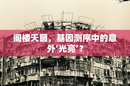 阁楼天窗，基因测序中的意外‘光亮’？