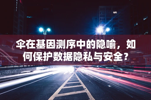 伞在基因测序中的隐喻，如何保护数据隐私与安全？
