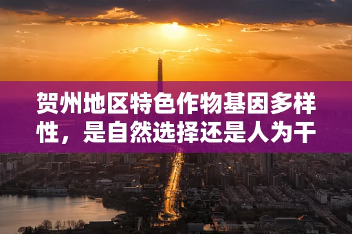 贺州地区特色作物基因多样性，是自然选择还是人为干预的结果？
