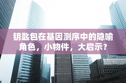 钥匙包在基因测序中的隐喻角色，小物件，大启示？