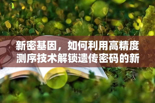 新密基因，如何利用高精度测序技术解锁遗传密码的新钥匙？