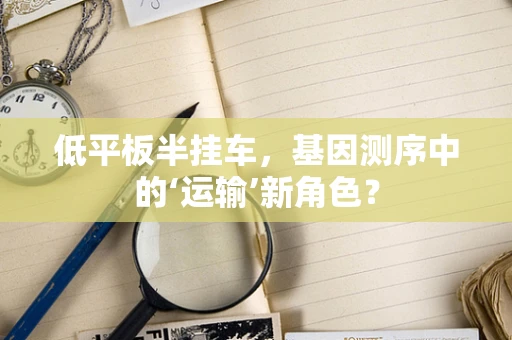 低平板半挂车，基因测序中的‘运输’新角色？