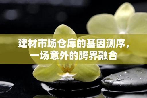 建材市场仓库的基因测序，一场意外的跨界融合
