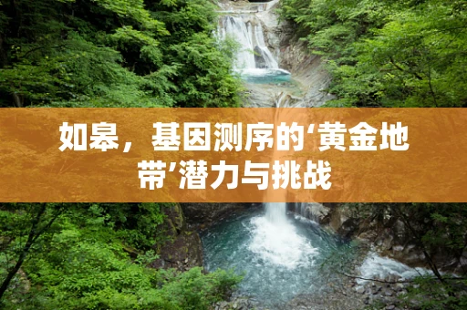 如皋，基因测序的‘黄金地带’潜力与挑战