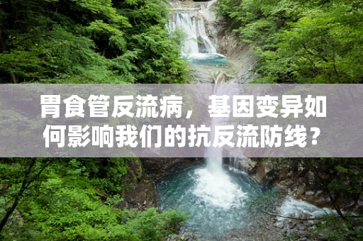 胃食管反流病，基因变异如何影响我们的抗反流防线？