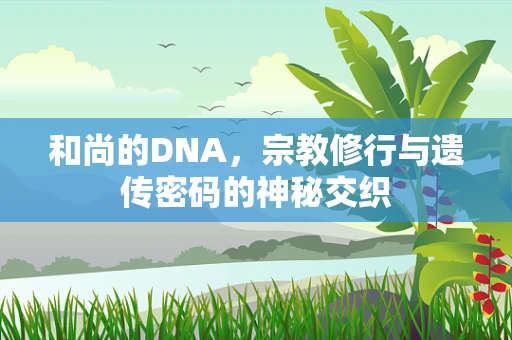 和尚的DNA，宗教修行与遗传密码的神秘交织