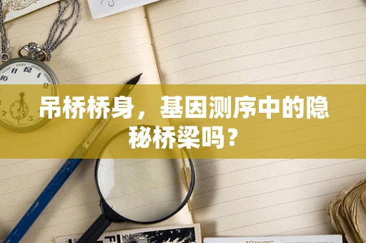 吊桥桥身，基因测序中的隐秘桥梁吗？