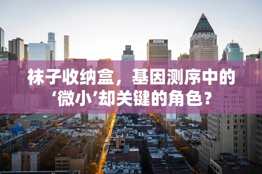 袜子收纳盒，基因测序中的‘微小’却关键的角色？