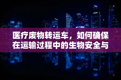 医疗废物转运车，如何确保在运输过程中的生物安全与环保？
