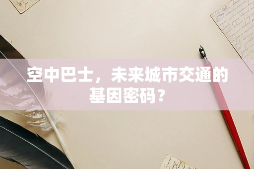 空中巴士，未来城市交通的基因密码？