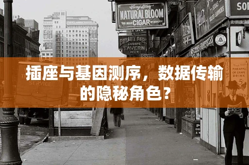 插座与基因测序，数据传输的隐秘角色？