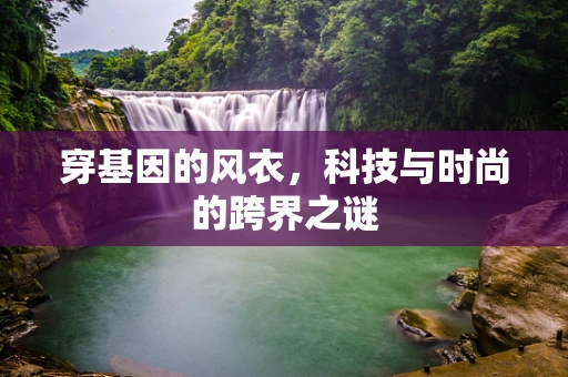穿基因的风衣，科技与时尚的跨界之谜