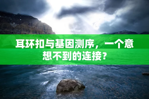 耳环扣与基因测序，一个意想不到的连接？