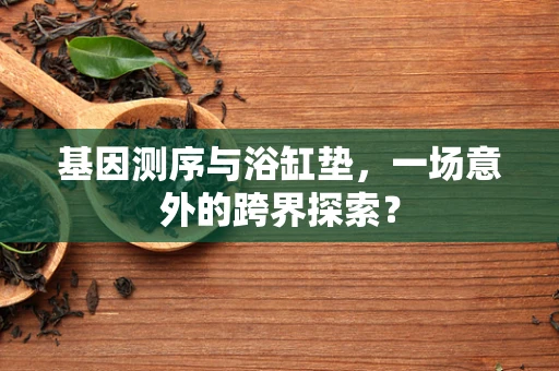基因测序与浴缸垫，一场意外的跨界探索？