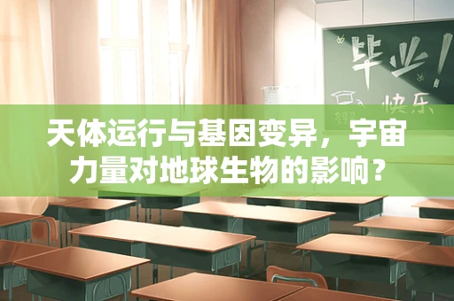 天体运行与基因变异，宇宙力量对地球生物的影响？
