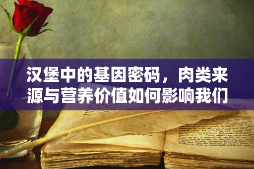 汉堡中的基因密码，肉类来源与营养价值如何影响我们的DNA？